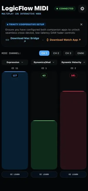 MIDI CC Controller – LogicFlow screenshot 3