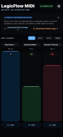MIDI CC Controller – LogicFlow Screenshot 3 of 4