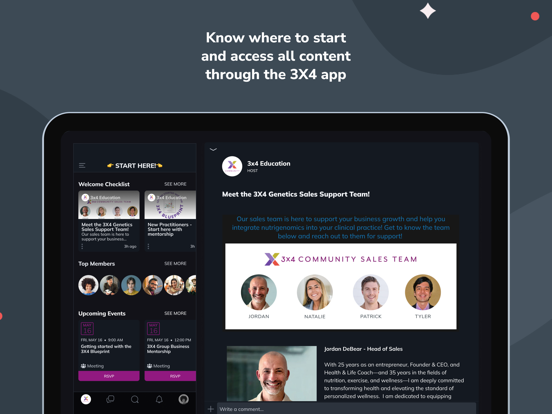 3X4 Practitioner Community iPad screenshot 3 - Education app