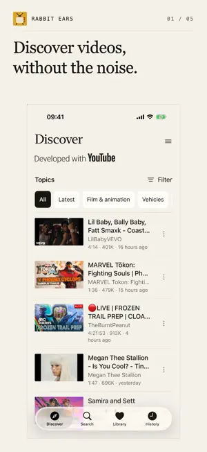 Rabbit Ears - Video Player screenshot 1