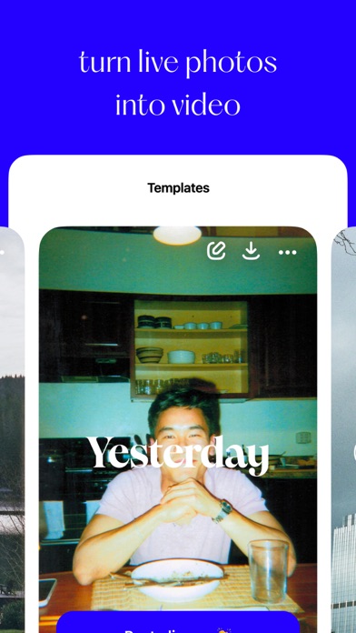 Screenshot #1 pour glimpse - photo dumps