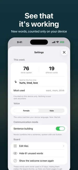 Lumen AAC: Talk with Eyes screenshot 2