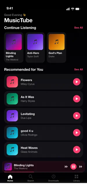 MusicTube App screenshot 1