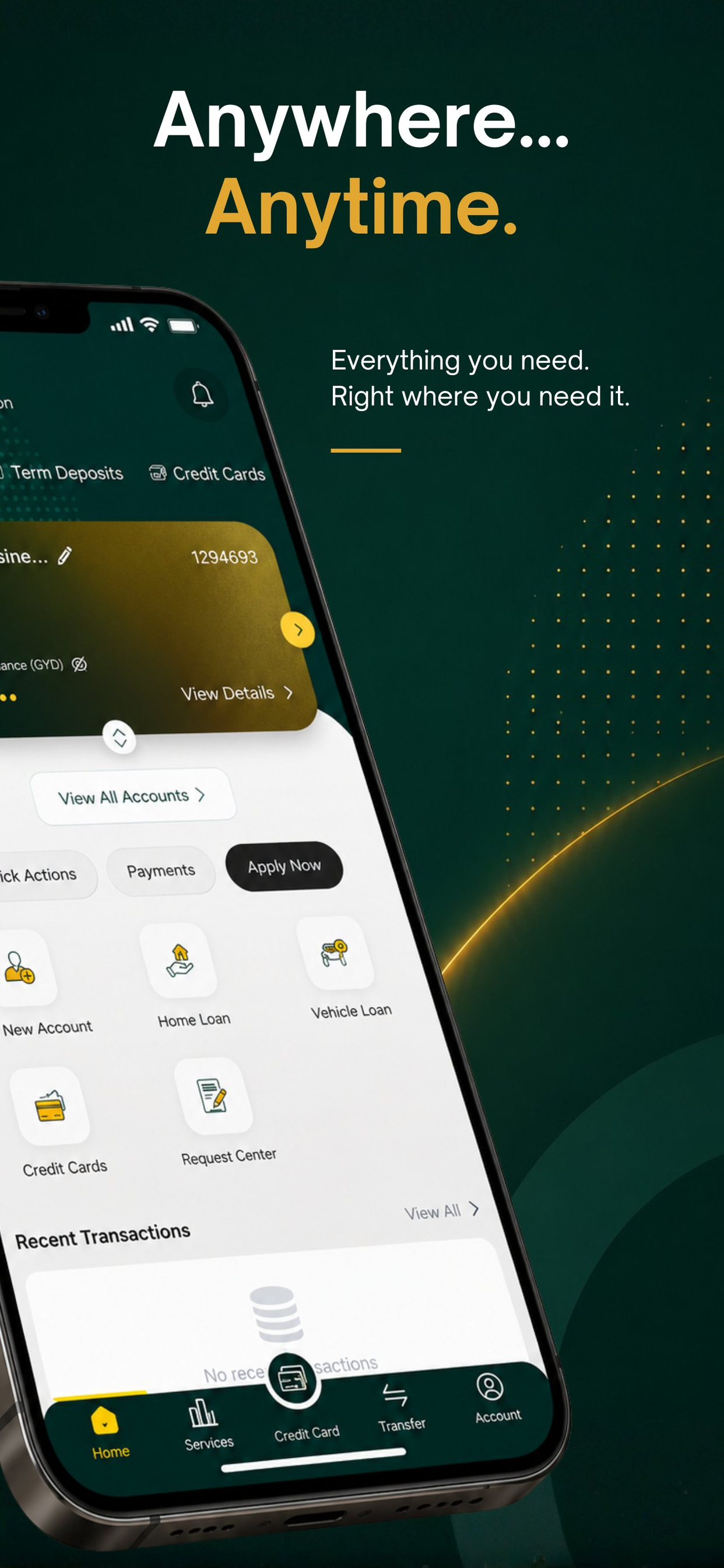 Demerara Bank Mobile screenshot 2