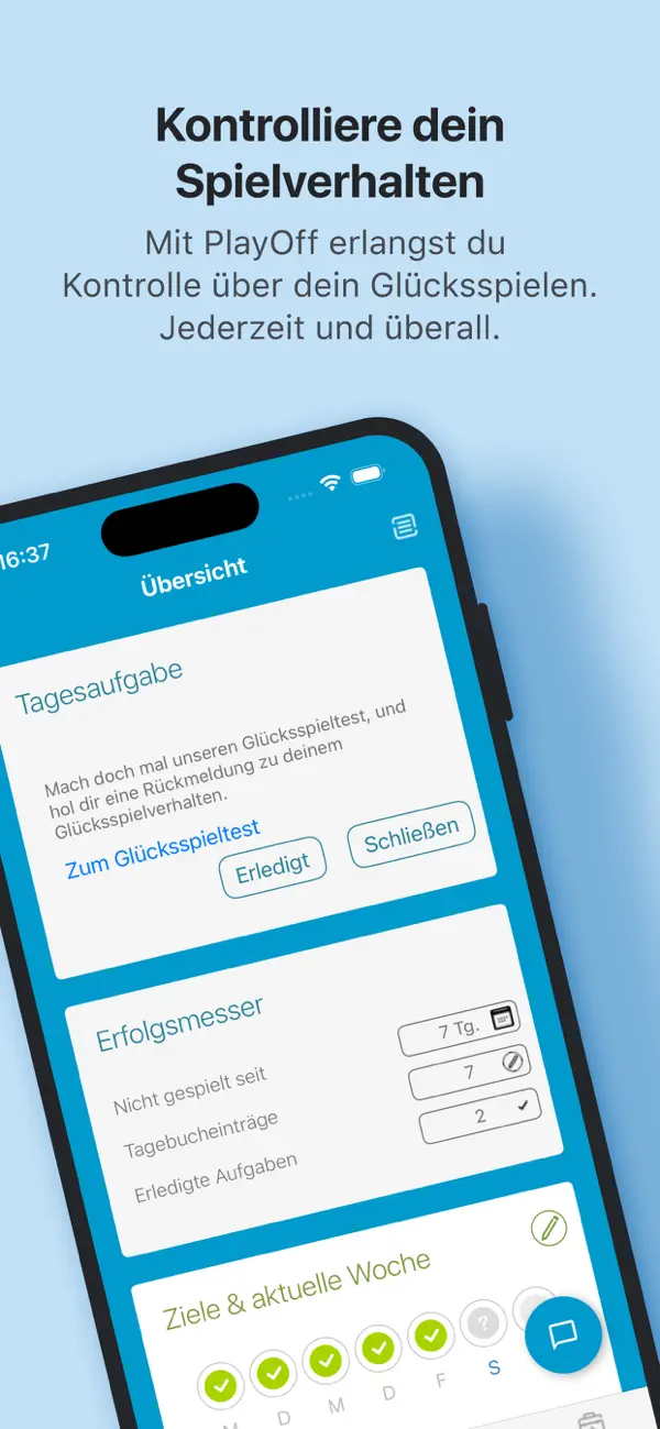 Screenshot #1 pour PlayOff – Hilfe für Spieler