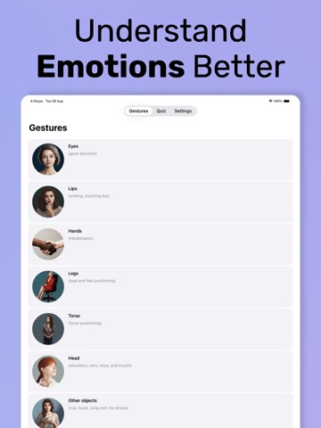 Psychology - Body Language iPad screenshot