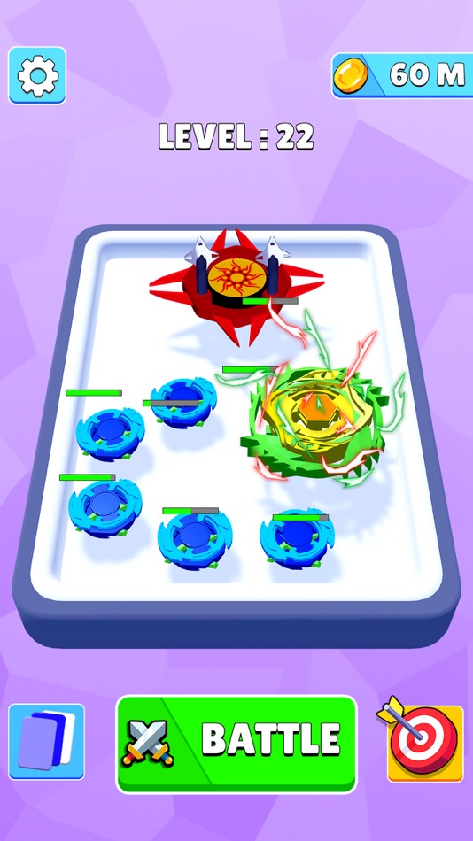 #3. Merge Battle Spinner Simulator (iOS) By: Abdul Rehman