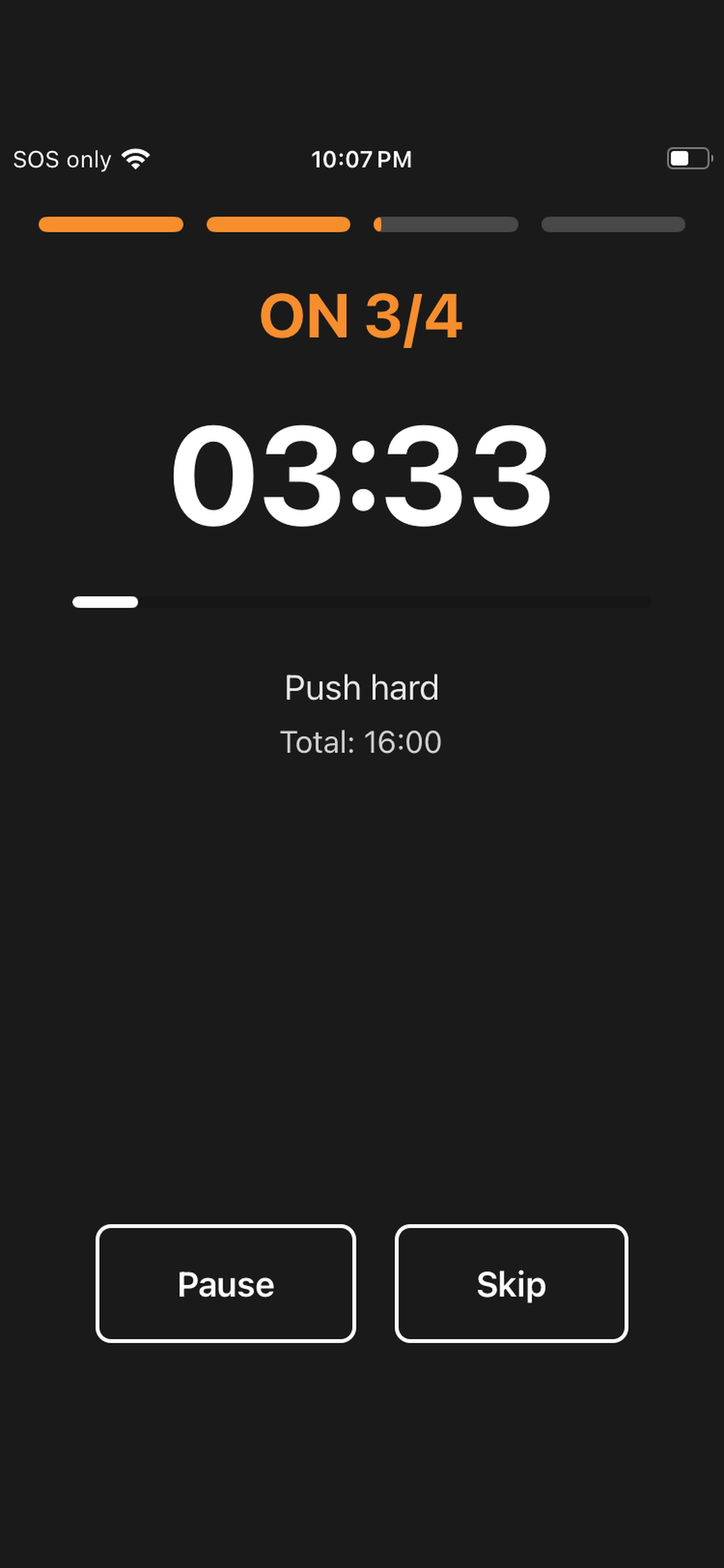 4x4 Timer Interval Training