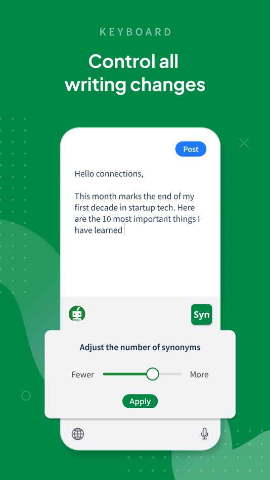 #8. QuillBot - AI Writing Keyboard (iOS) بواسطة: QuillBot, a Learneo Inc. business