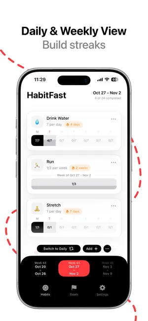 Habit Tracker - HabitFast screenshot 3