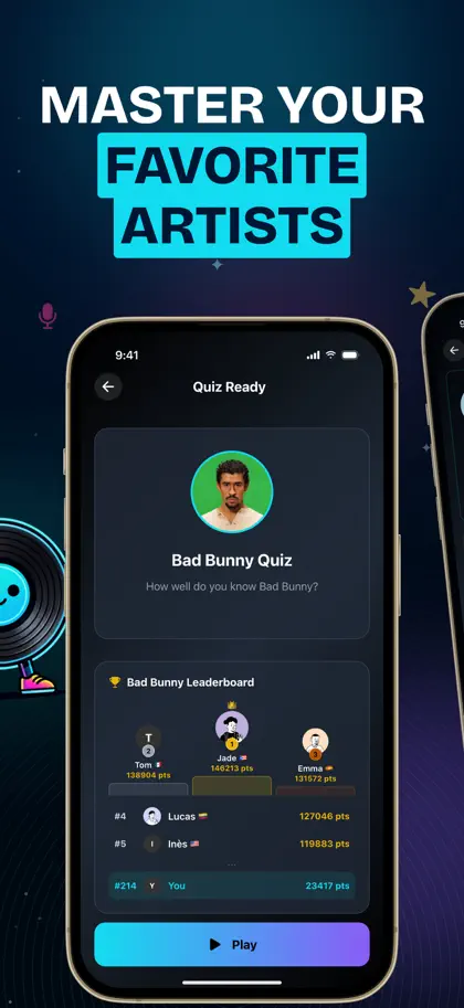 Screenshot 6 di 6 di Tapzz: Guess the Song Quiz
