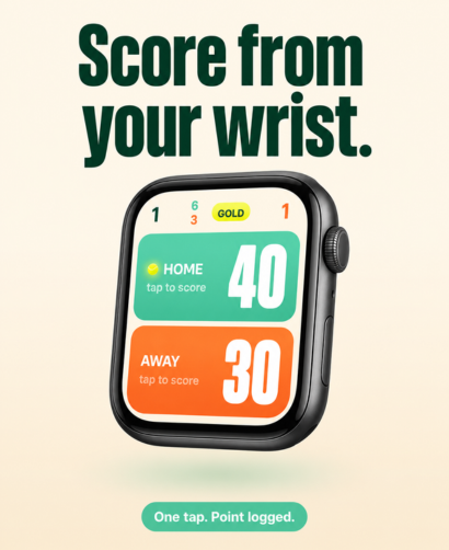 Padel Score Tracker scoreboard
