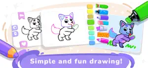 Tinty Coloring kids games book screenshot 3