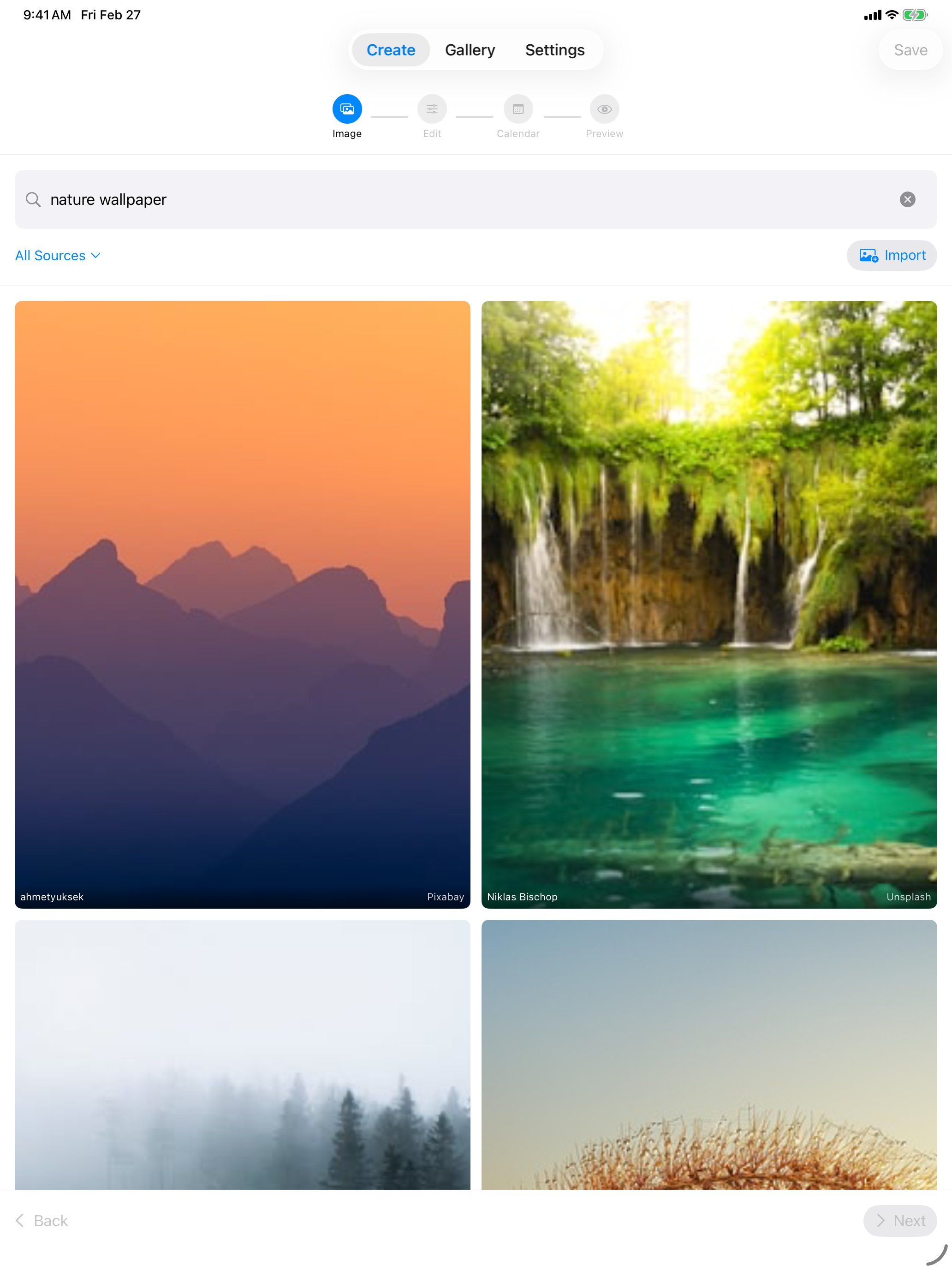 WidgeOne: Calendar Wallpapers