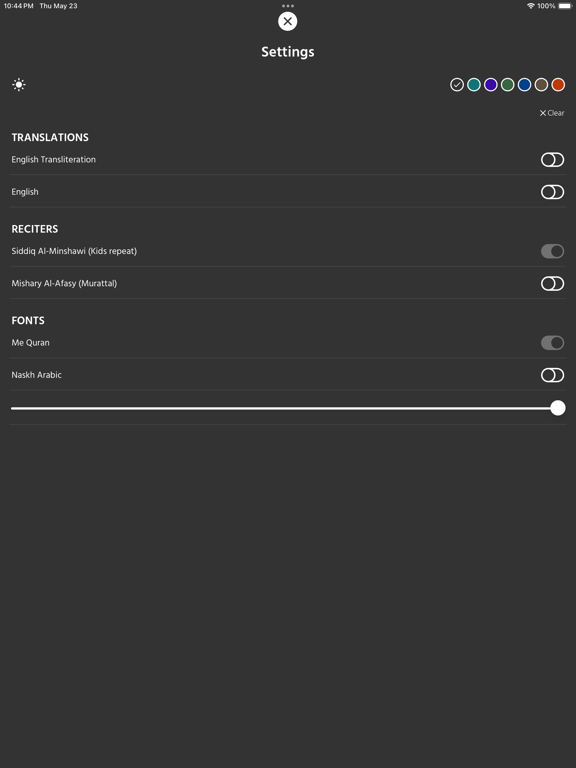 Juz30 iPad screenshot 5 - Reference app