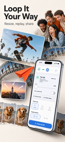 Video to GIF: Loop Maker iPhone screenshot