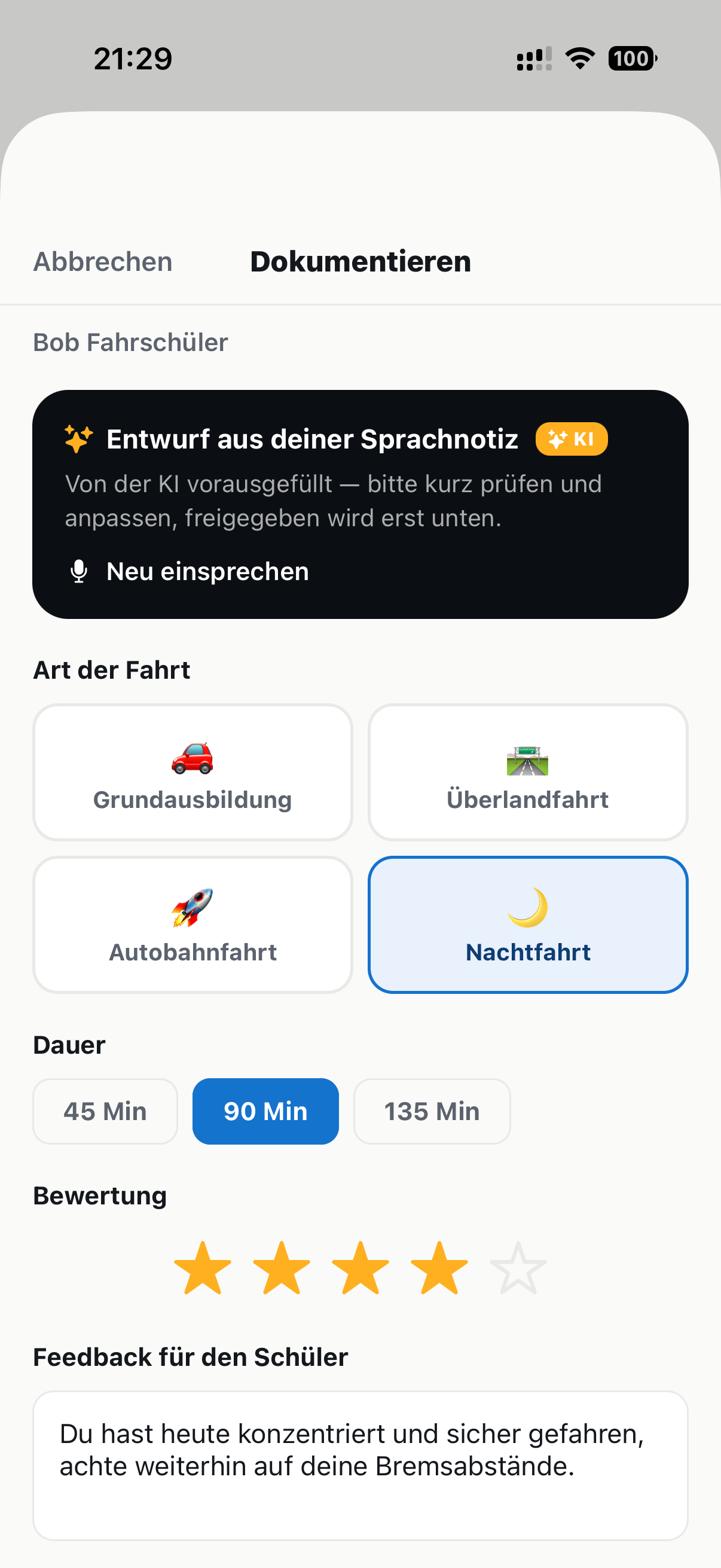 Fahrmate screenshot 3