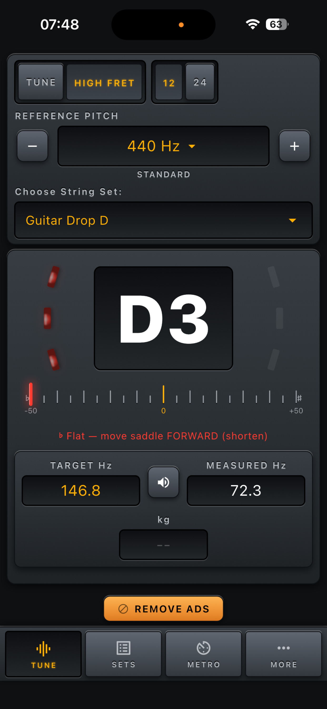 StringSmith Instrument Tuner screenshot 2