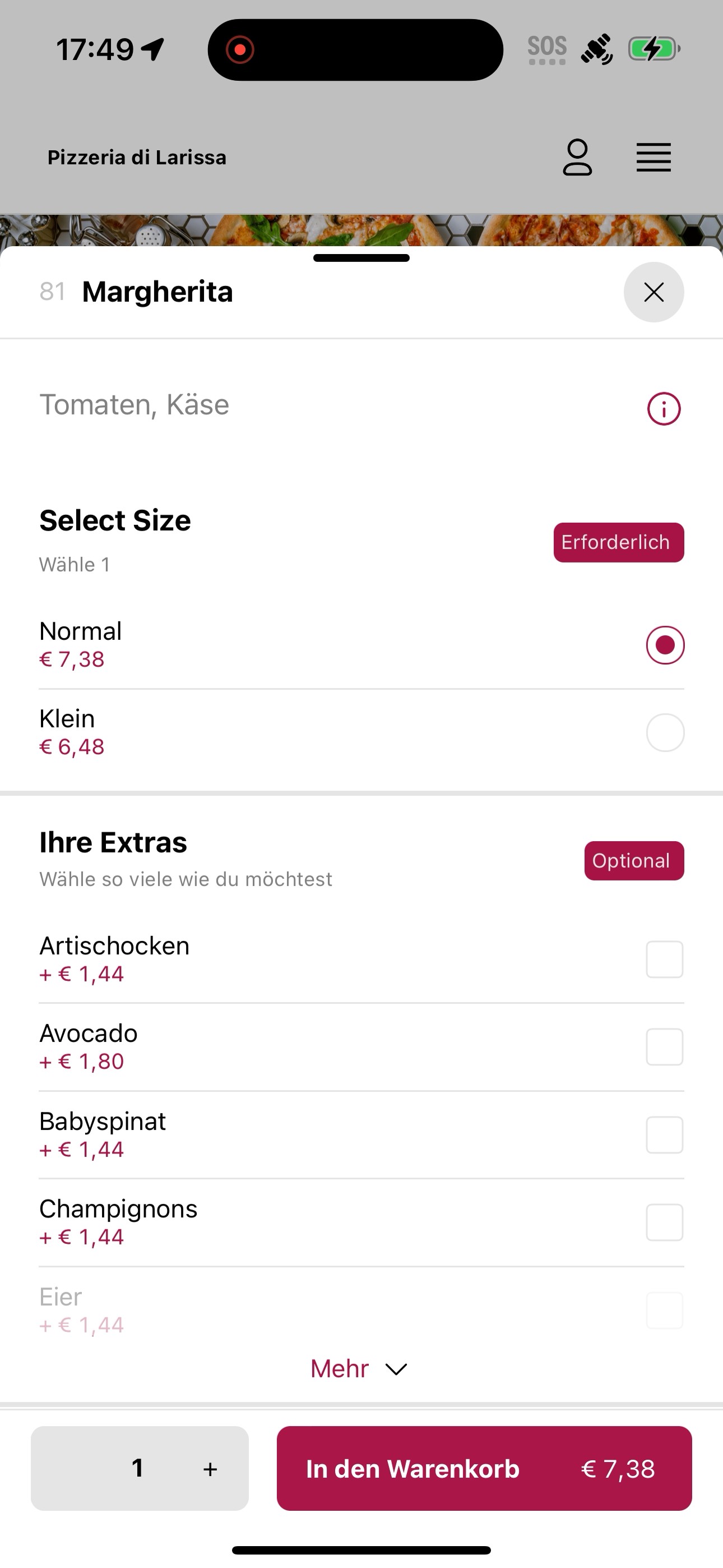 Pizzeria di Larissa screenshot 5