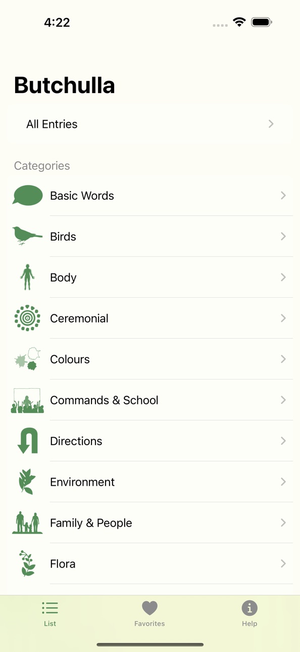 iPhone screenshot