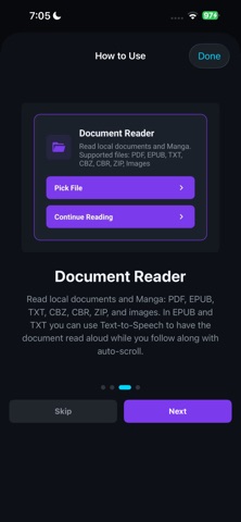 Auto Scroll Reader iPhone screenshot