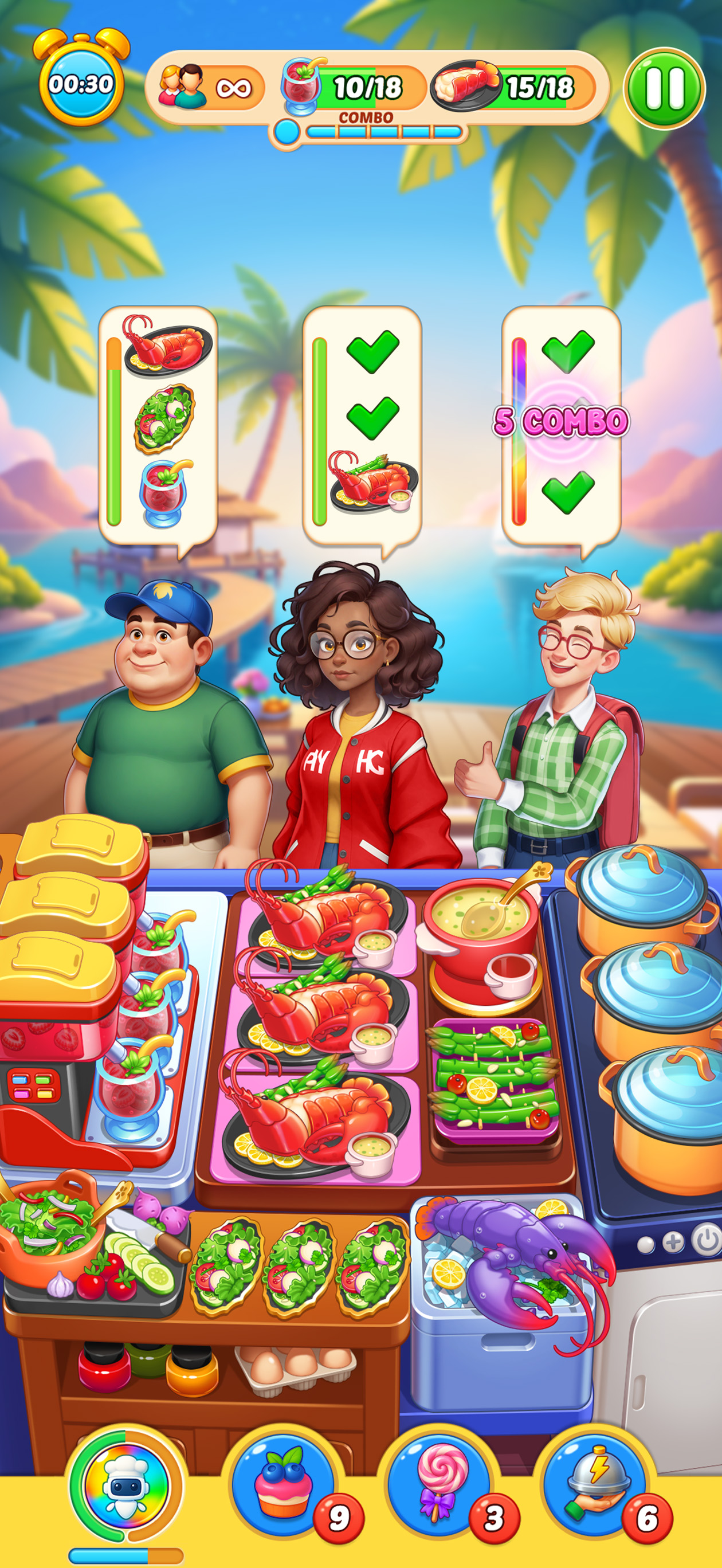 Cooking Crunch Cooking Games