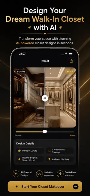 AI Walk-In Closet Designer screenshot 1