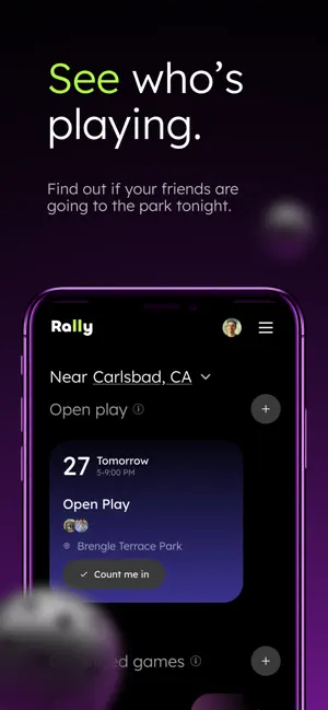 Rally Pickleball App screenshot 2