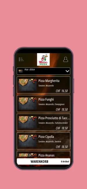 Marios - Pizza screenshot 1