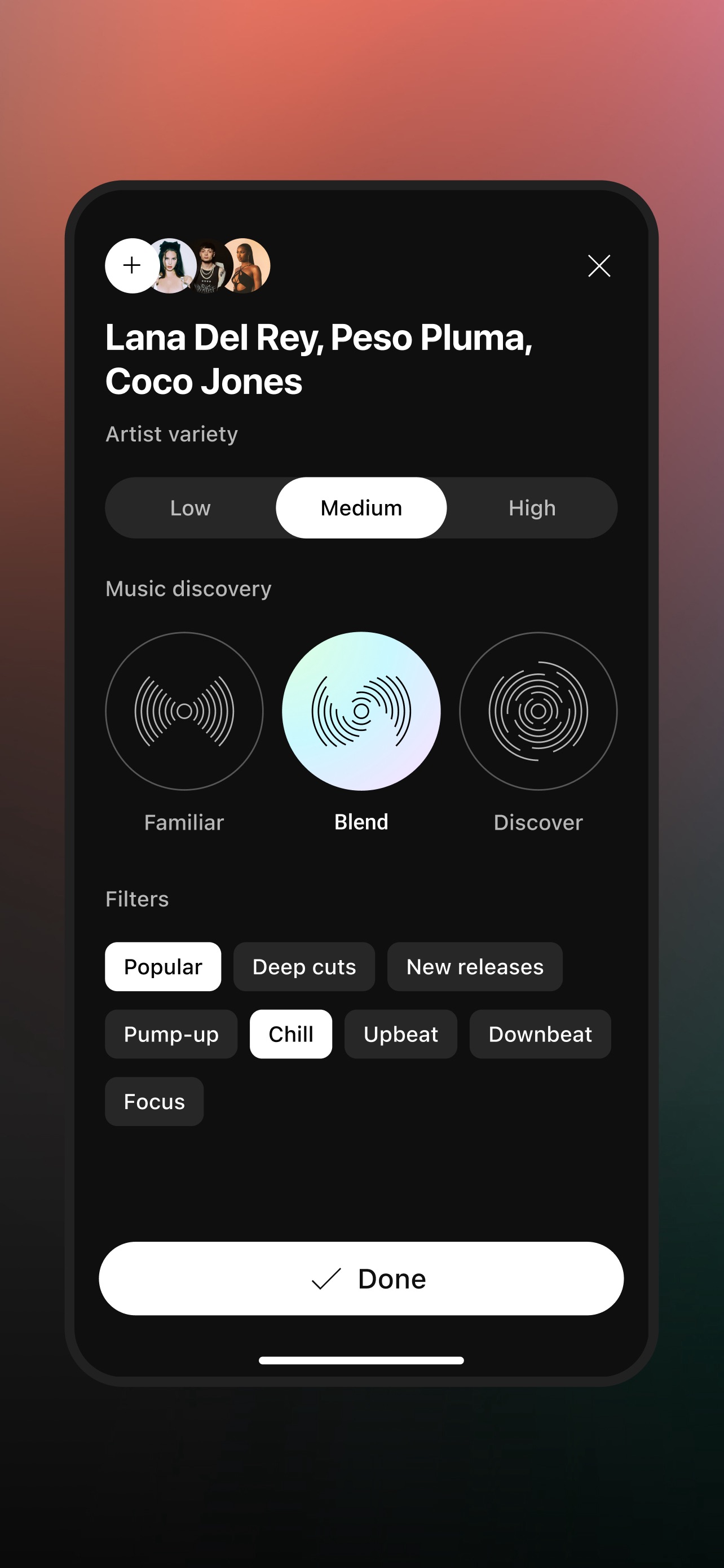 YouTube Music 스크린샷 2