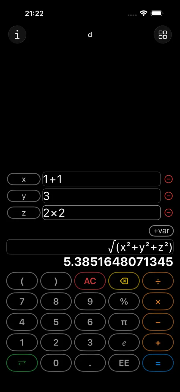 Screenshot #2 pour CalcVar