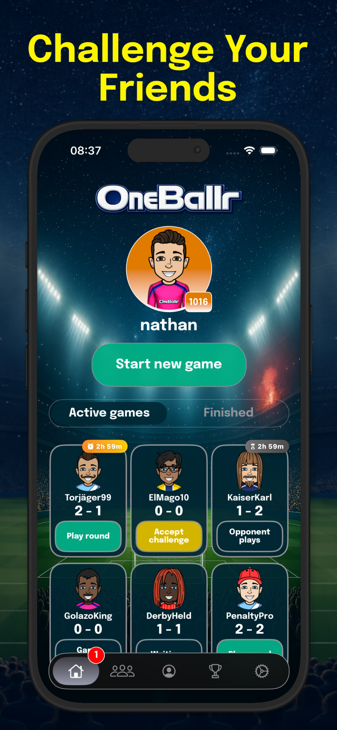OneBallr - Football Quiz Duel screenshot 3
