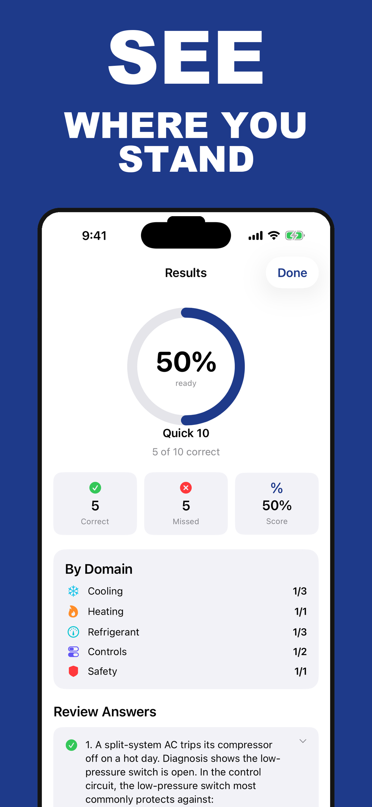 HVAC Exam Prep: NATE Practice screenshot 2