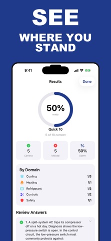 HVAC Exam Prep: NATE Practice Screenshot 2 of 6