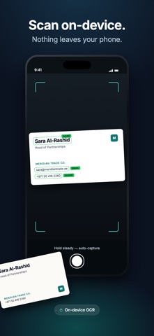 Business Card Scanner OCR Screenshot 1 of 10