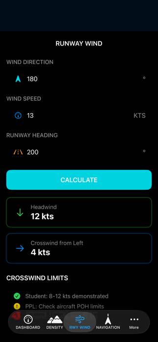 WingCalc Screenshot 4 of 6