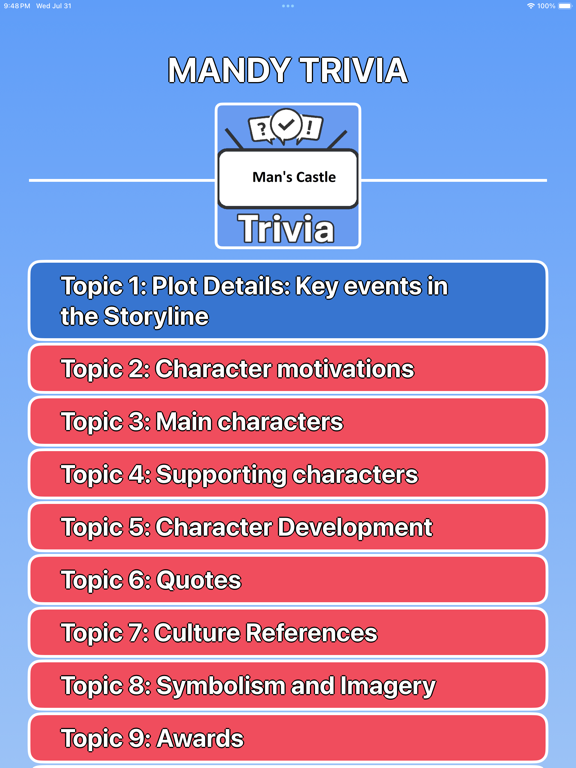 Screenshot #5 pour Mandy Trivia