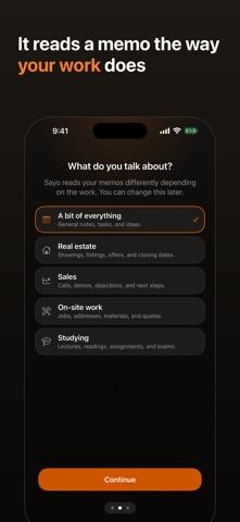 Sayo: Voice Tasks & Notes screenshot