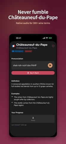 Vinolingo: Wine Pronunciation screenshot