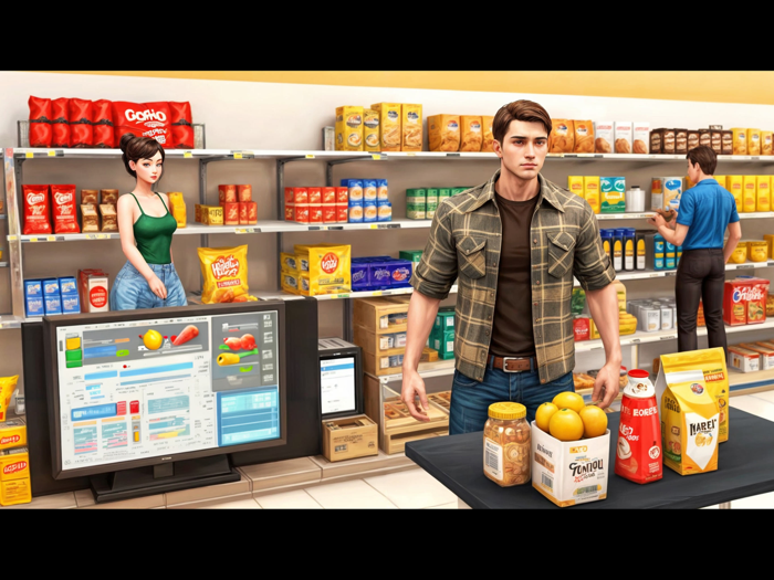 Supermarket Grocery Manager 3D