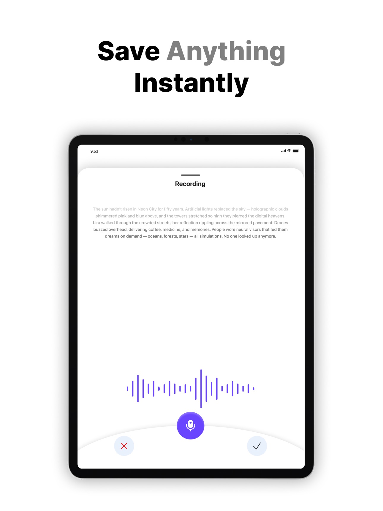 Screenshot 6 of Second Brain: AI Voice Notes