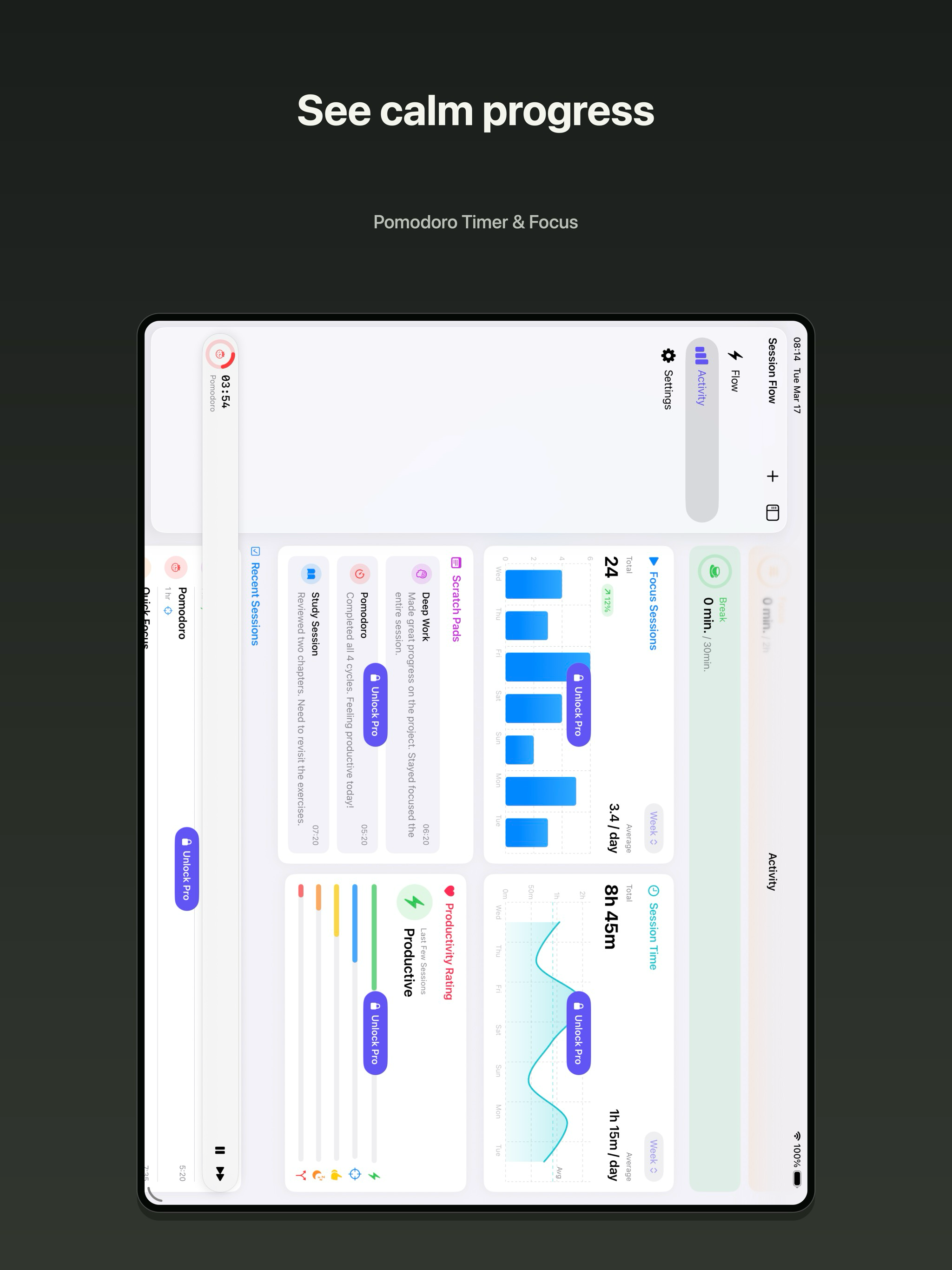 Flow: Pomodoro Timer & Focus