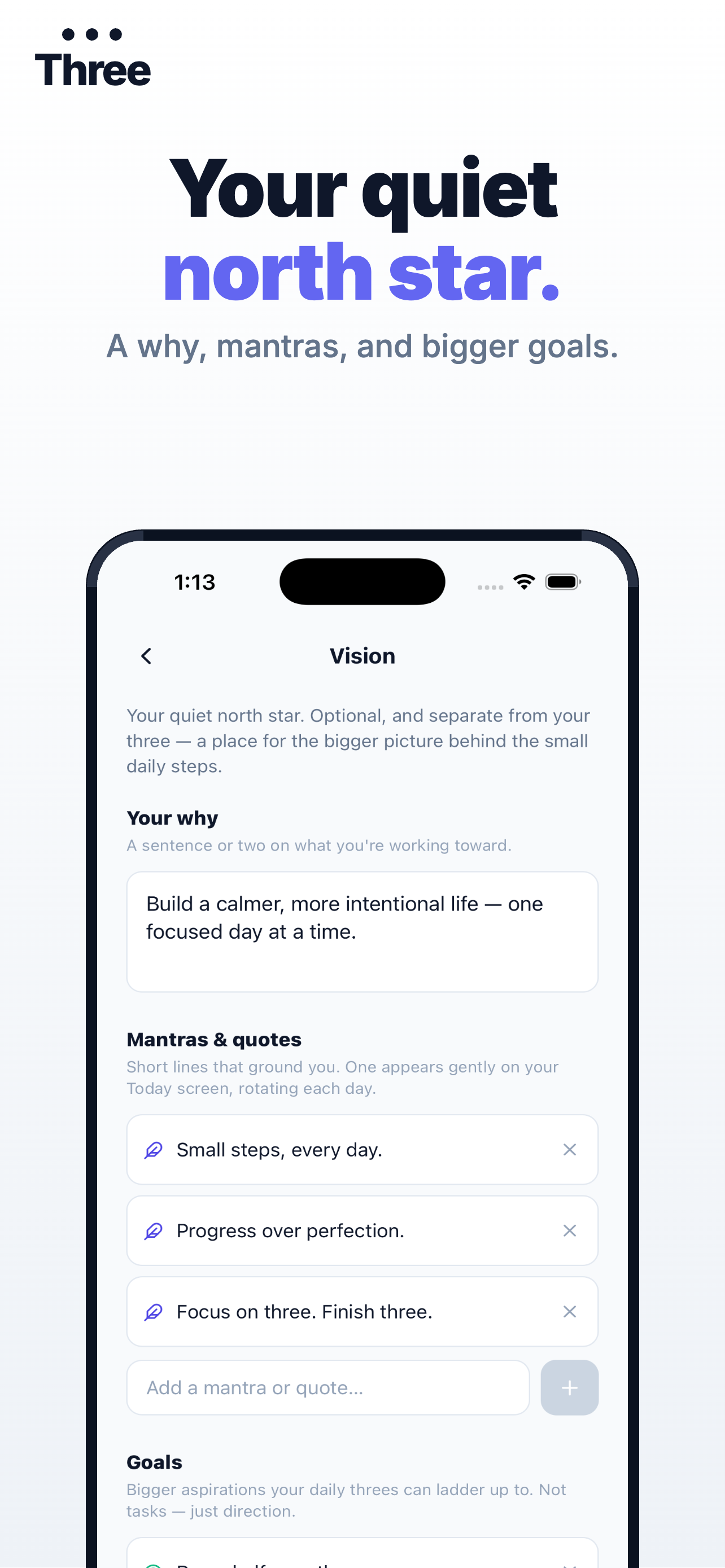 Three — Focus screenshot 3