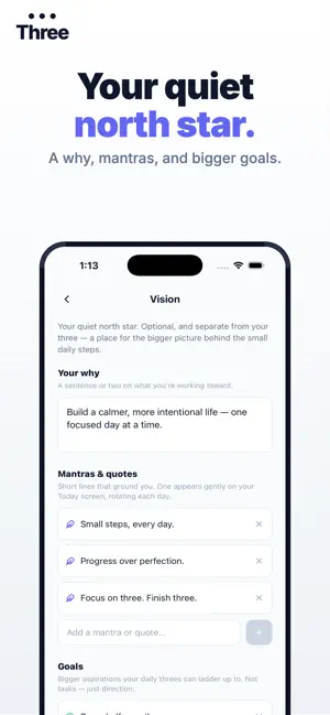 Three — Focus screenshot 3