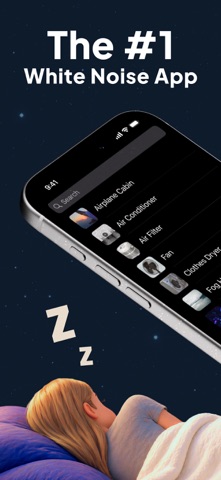 White Noise Deep Sleep Sounds app screenshot