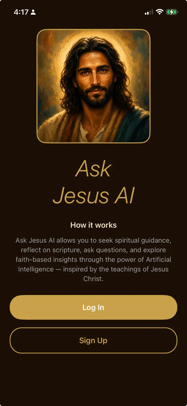 Screenshot #1 pour AskJesus-AI