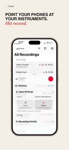 PolyMic: Multi Mic Recorder Screenshot 4 of 5