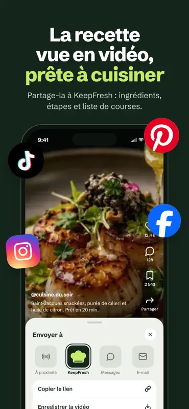 KeepFresh : recettes & frigo screenshot 4 of 10