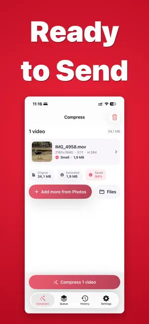 Video Compressor: Shrink Vid screenshot 2