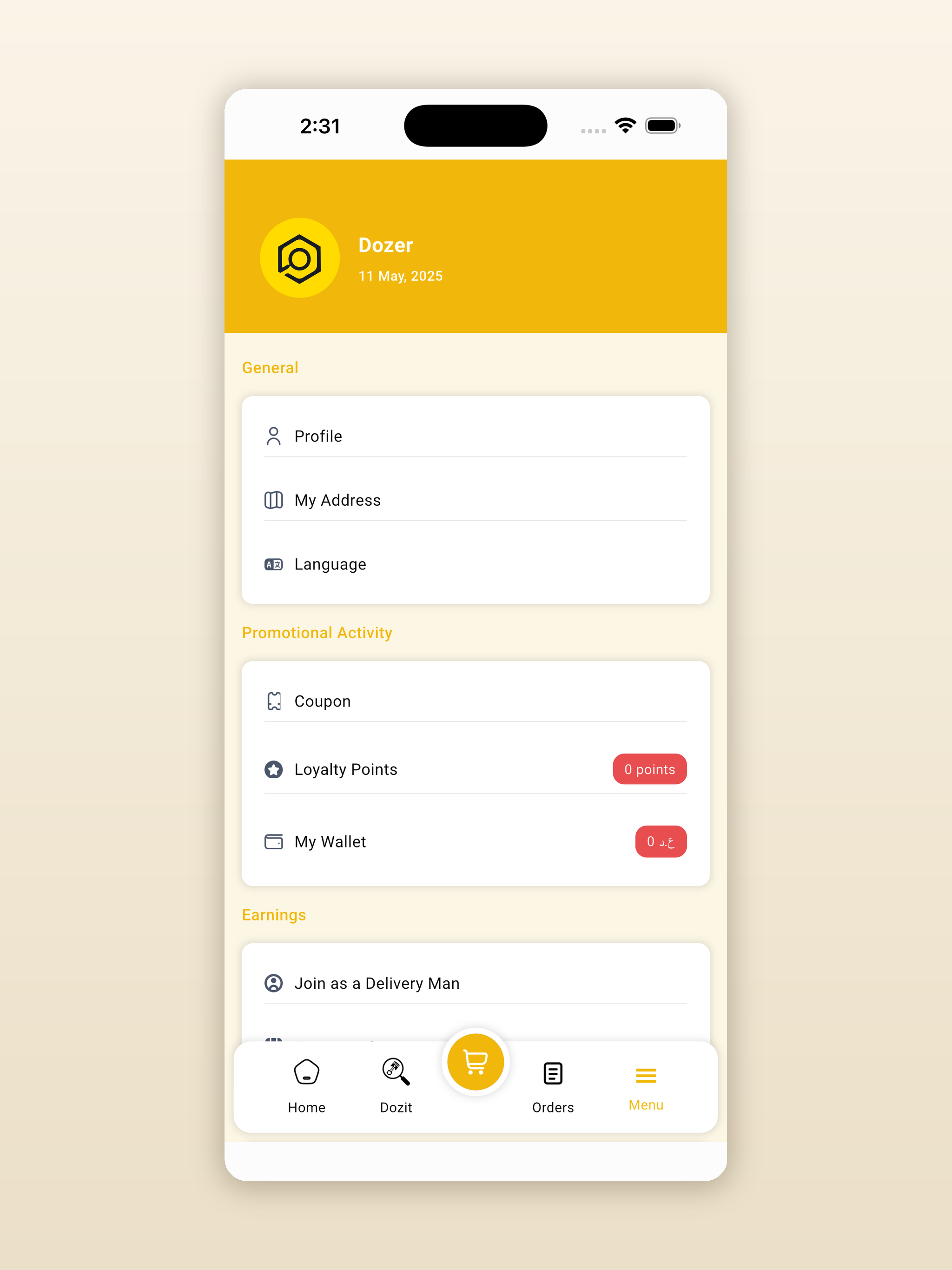 Dozer app screenshot 10